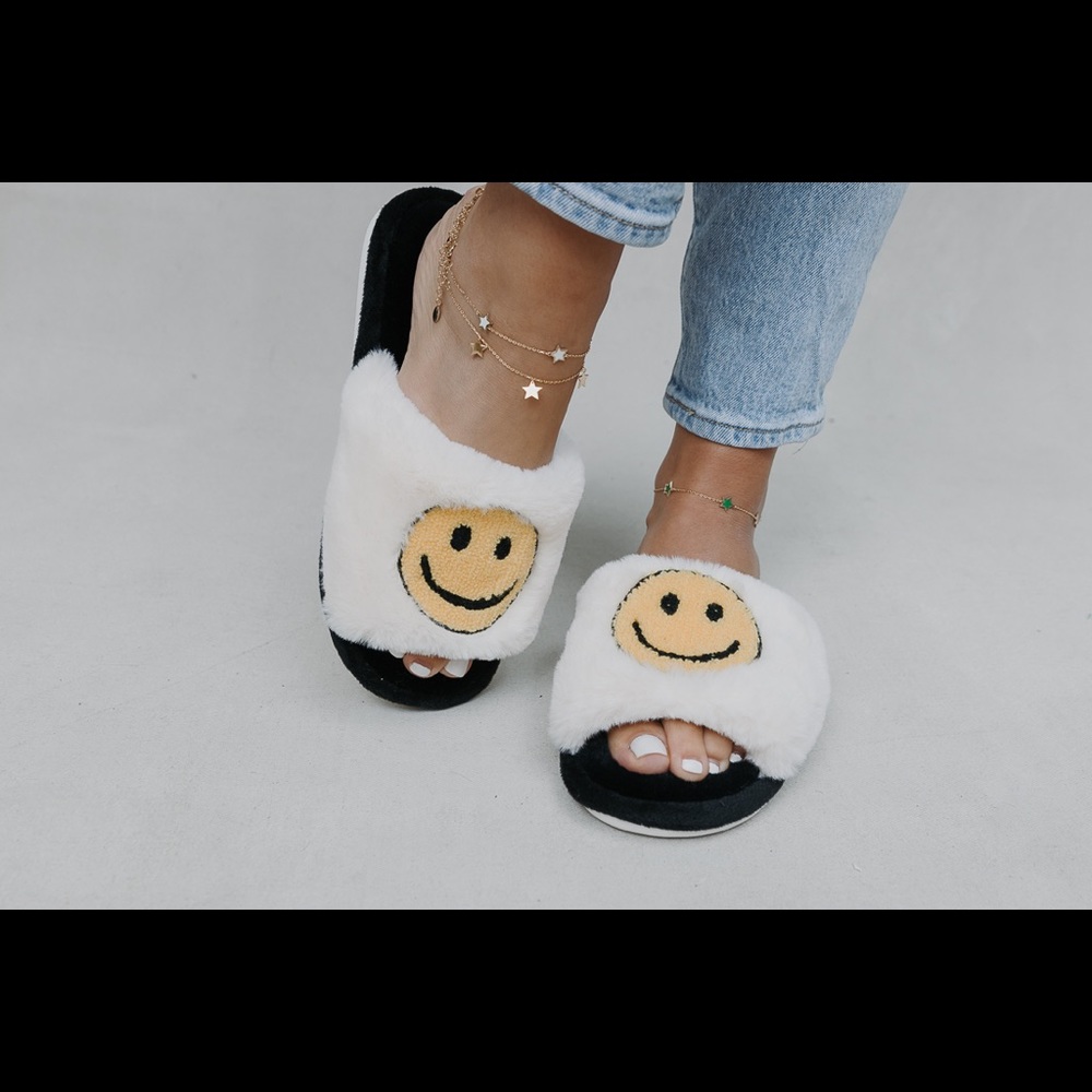 Smiley slippers